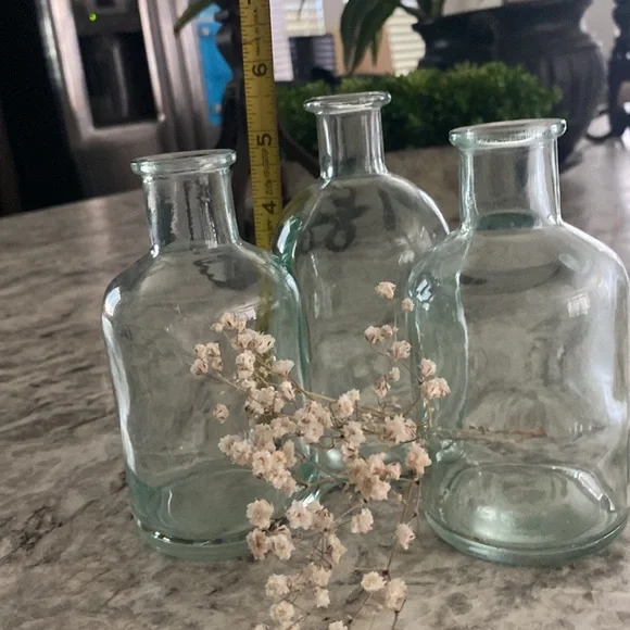 Cute Set of Bottles/Vases  (3) - Picture 2 of 3